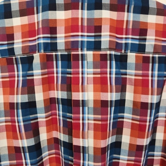 Stone Rose Men's Red Rivet Collection Long Sleeve Plaid Button Down Size 3/M - Picture 5 of 7
